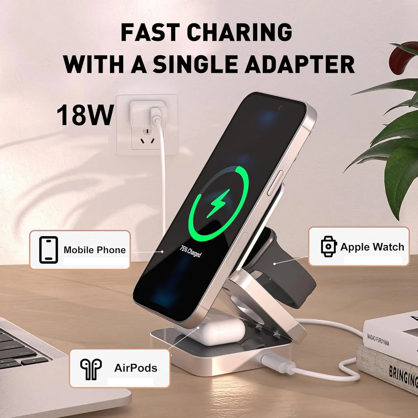 ChargeHub 3-in-1 Wireless Charger 2.0